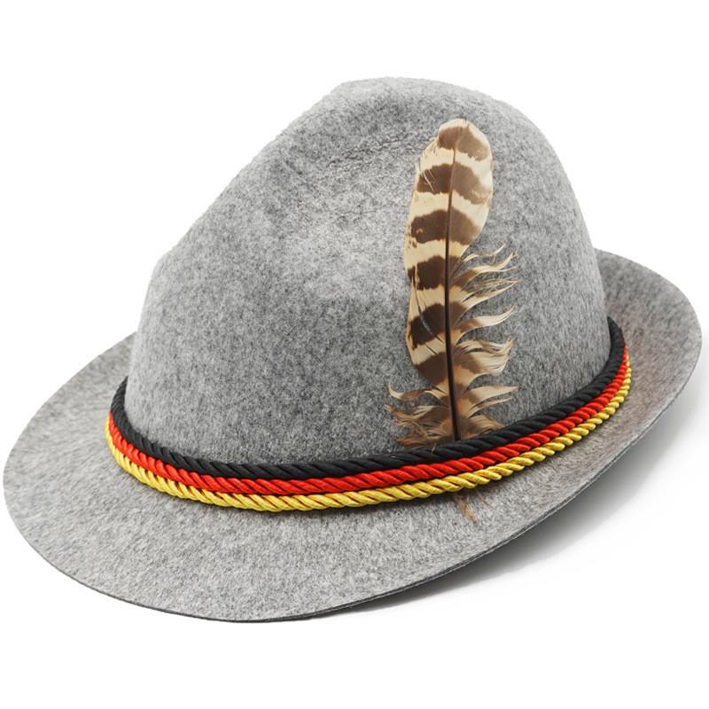 Ethnic Clothing & Online Fashion Store Khaadi Pk - Neutral Bavarian Beer Hat Halloween Feather