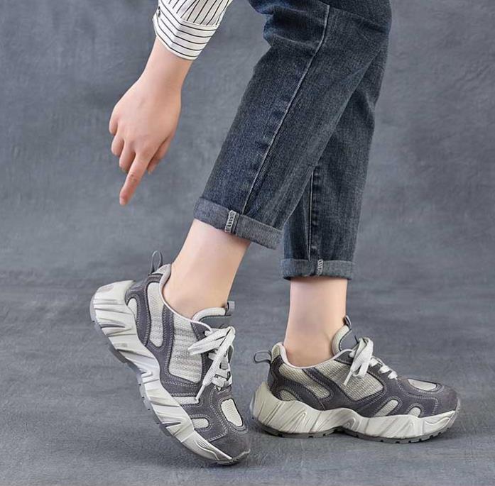 4.5cm Air Mesh Suede Genuine L - Ethnic Fashion In review and price