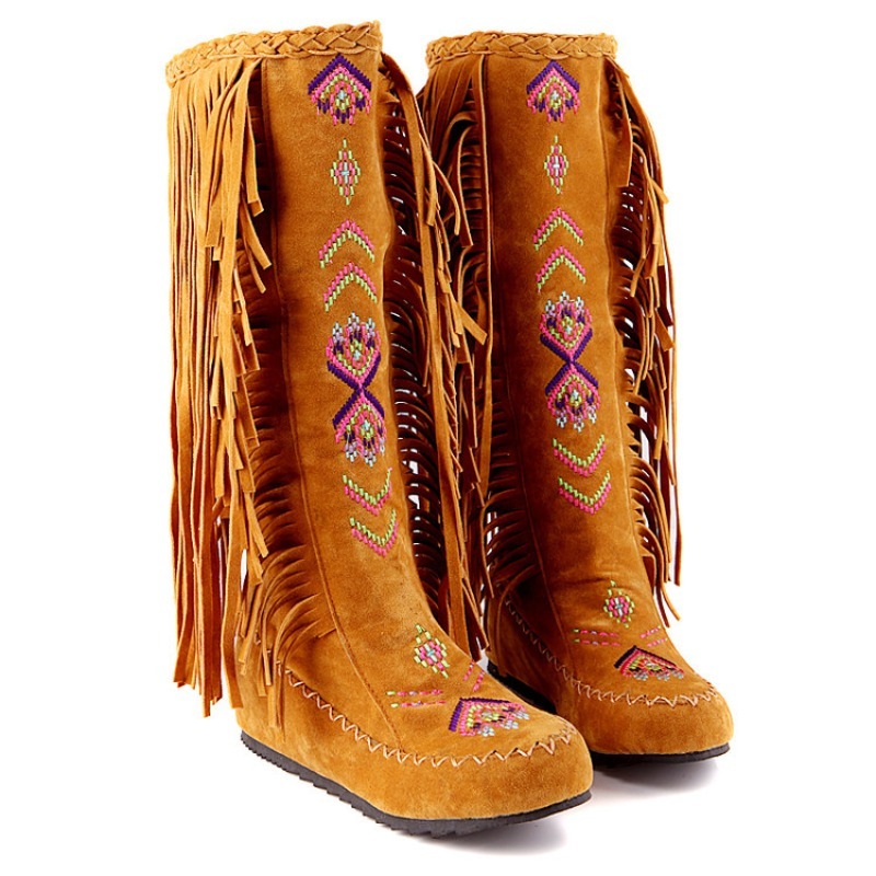 Tassel Boots Handmade Embroide - Ethnic Fashion In review and price