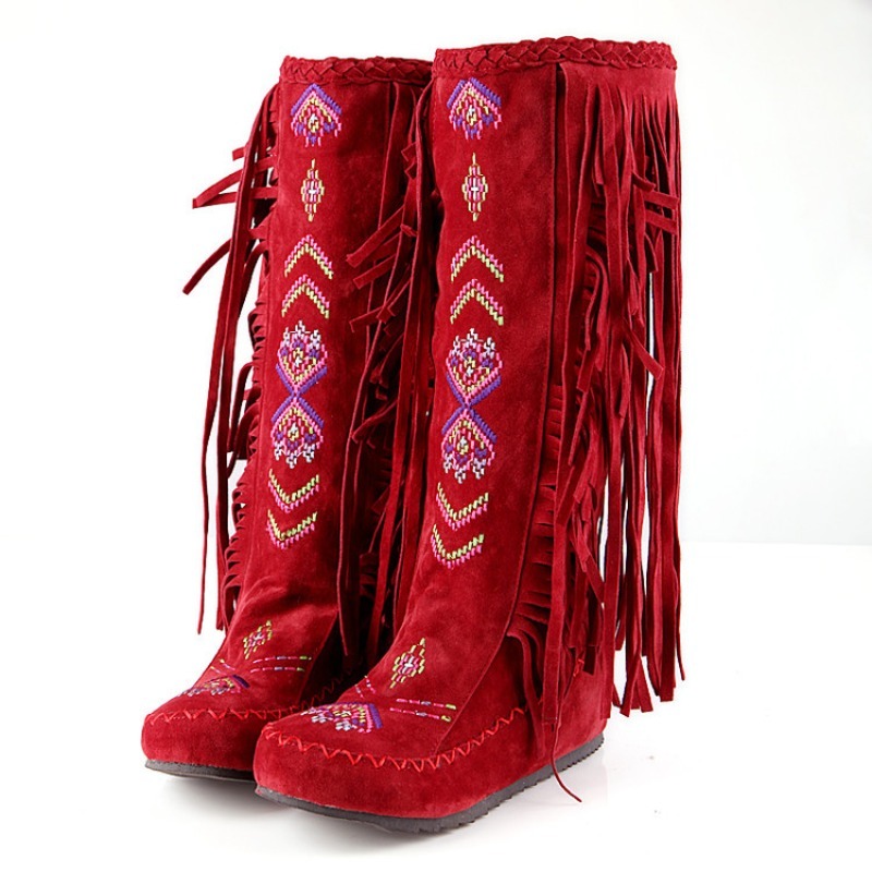 Tassel Boots Handmade Embroide - Ethnic Fashion In review and price