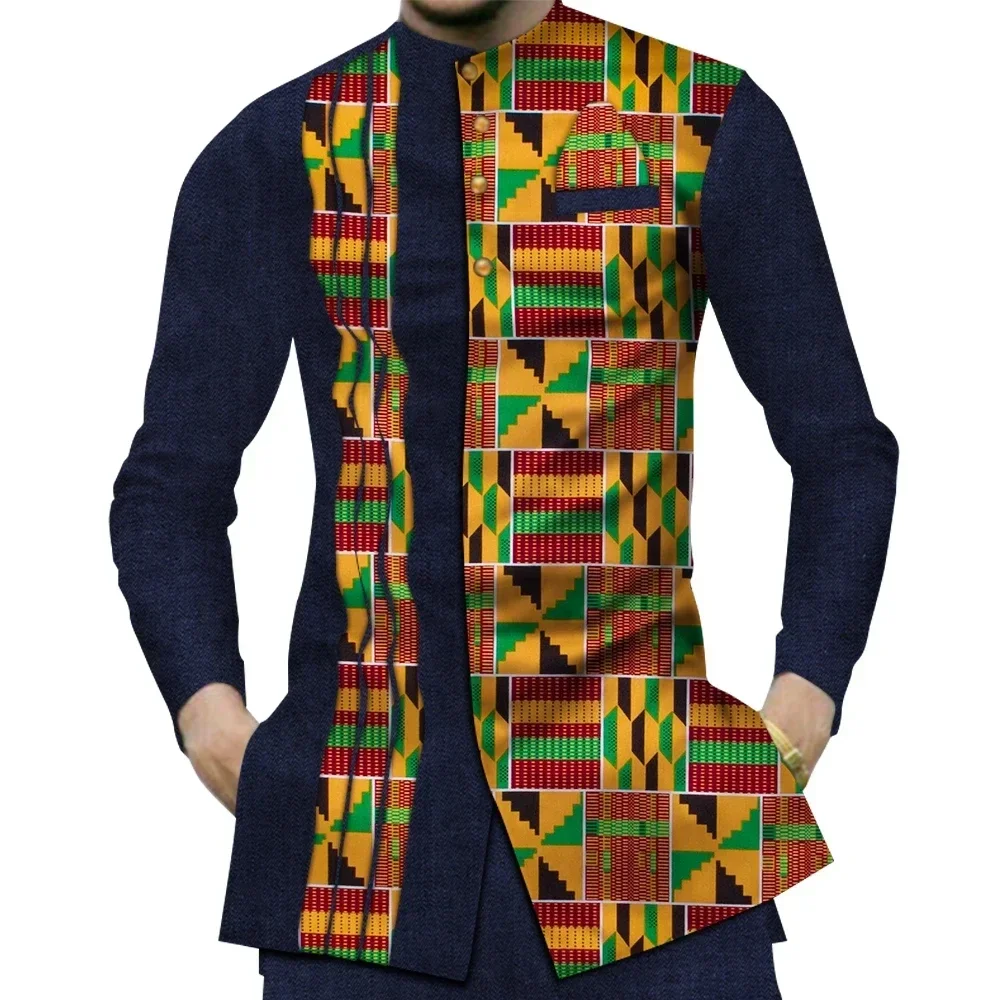 Casual 100% Cotton Mens Africa - Dashiki Shirt Men review and price