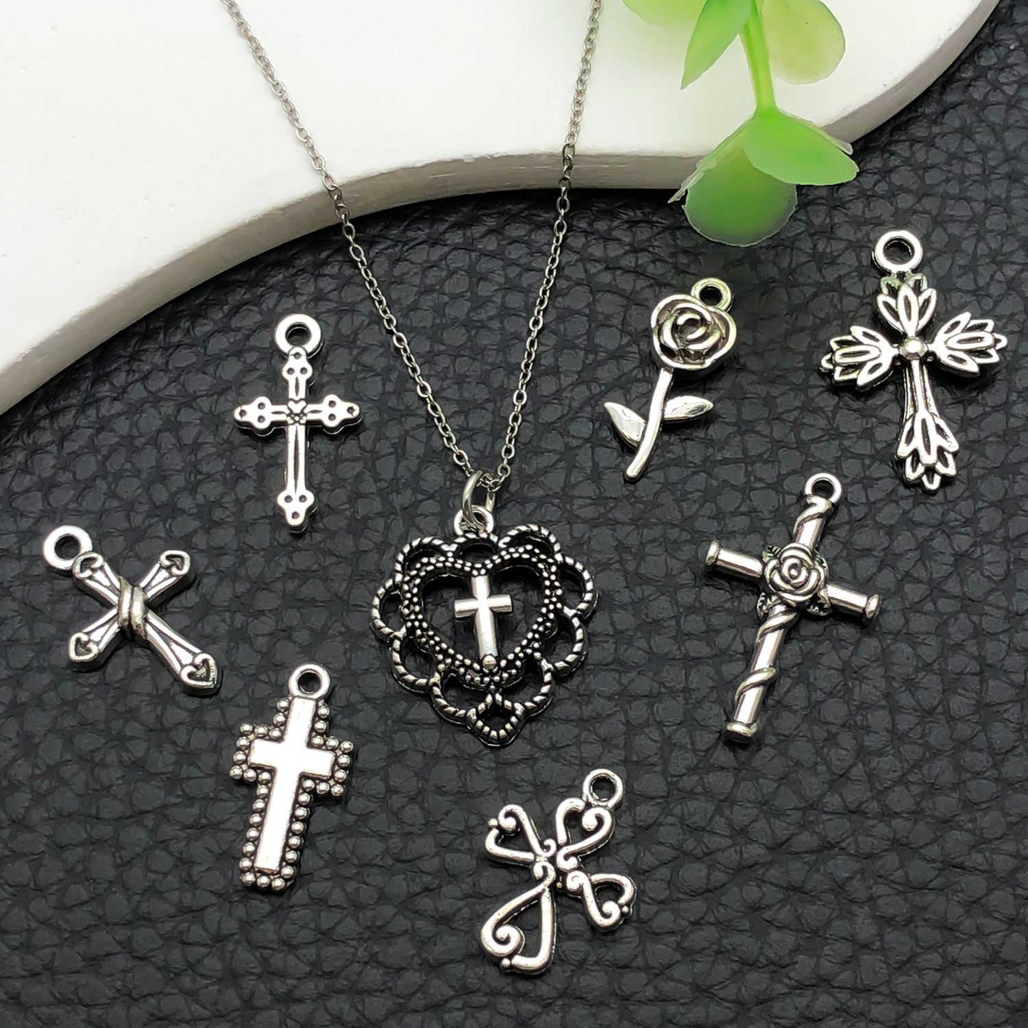 52pcs Assorted Cross Pendants  - Ethnic Fashion Jewellery review and price