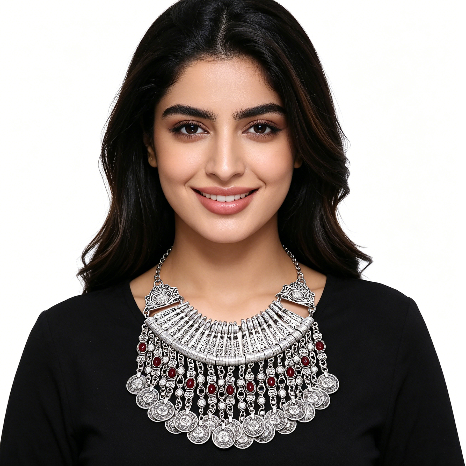 Vintage Silver Color Ethnic Co - Ethnic Fashion Co In review and price