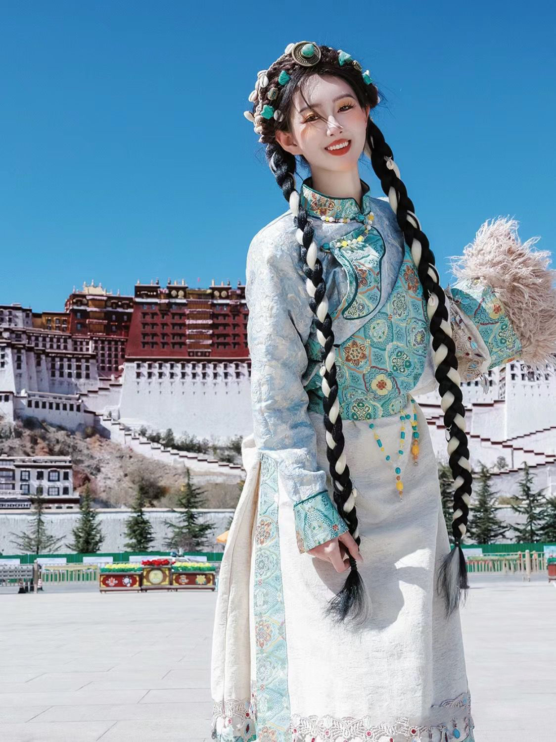Blue Tibetan Ethnic Noblewoman - Ethnic Clothing & Online Fashion Store Khaadi Us review and price