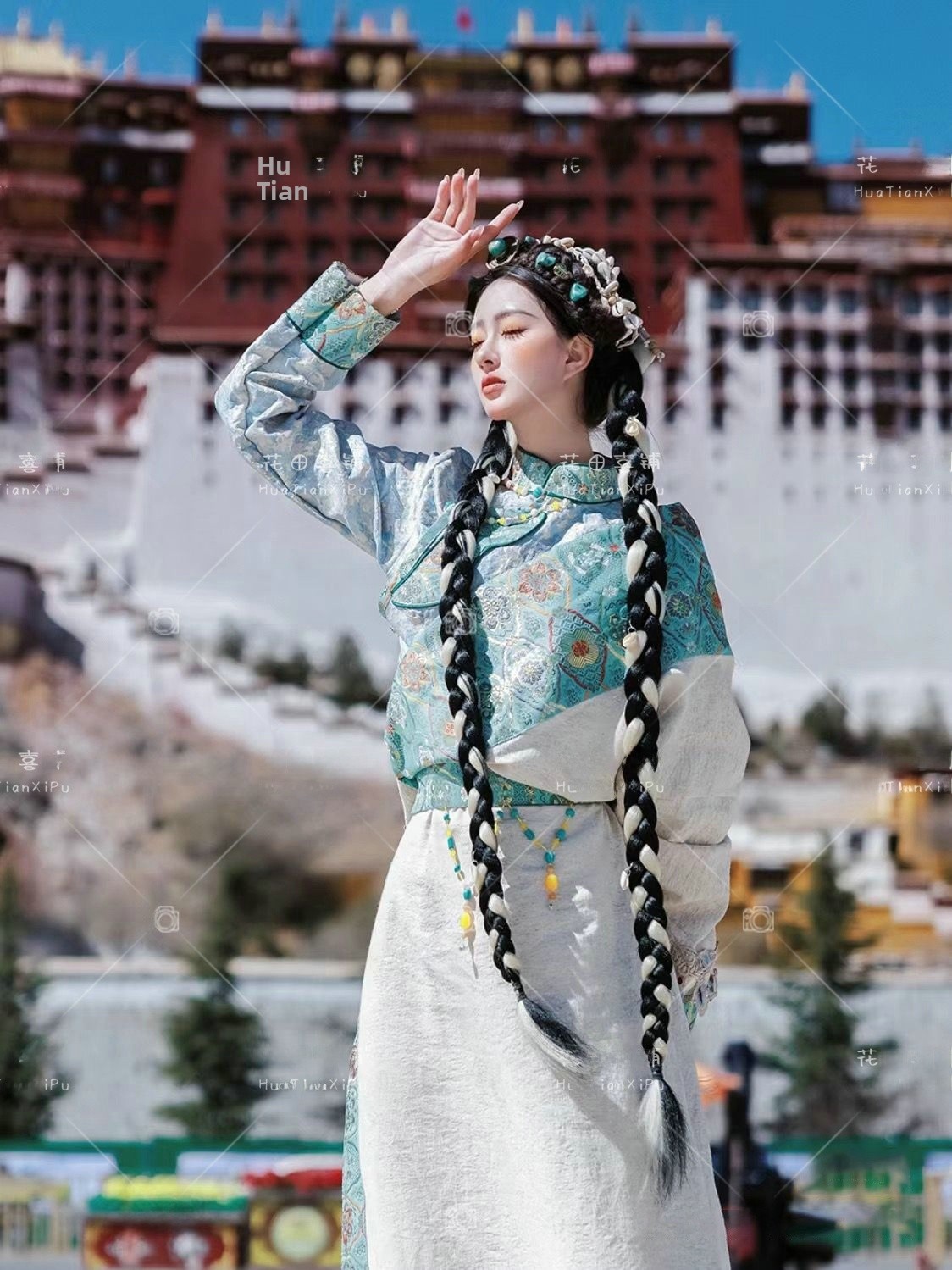 Blue Tibetan Ethnic Noblewoman - Ethnic Clothing & Online Fashion Store Khaadi Us review and price
