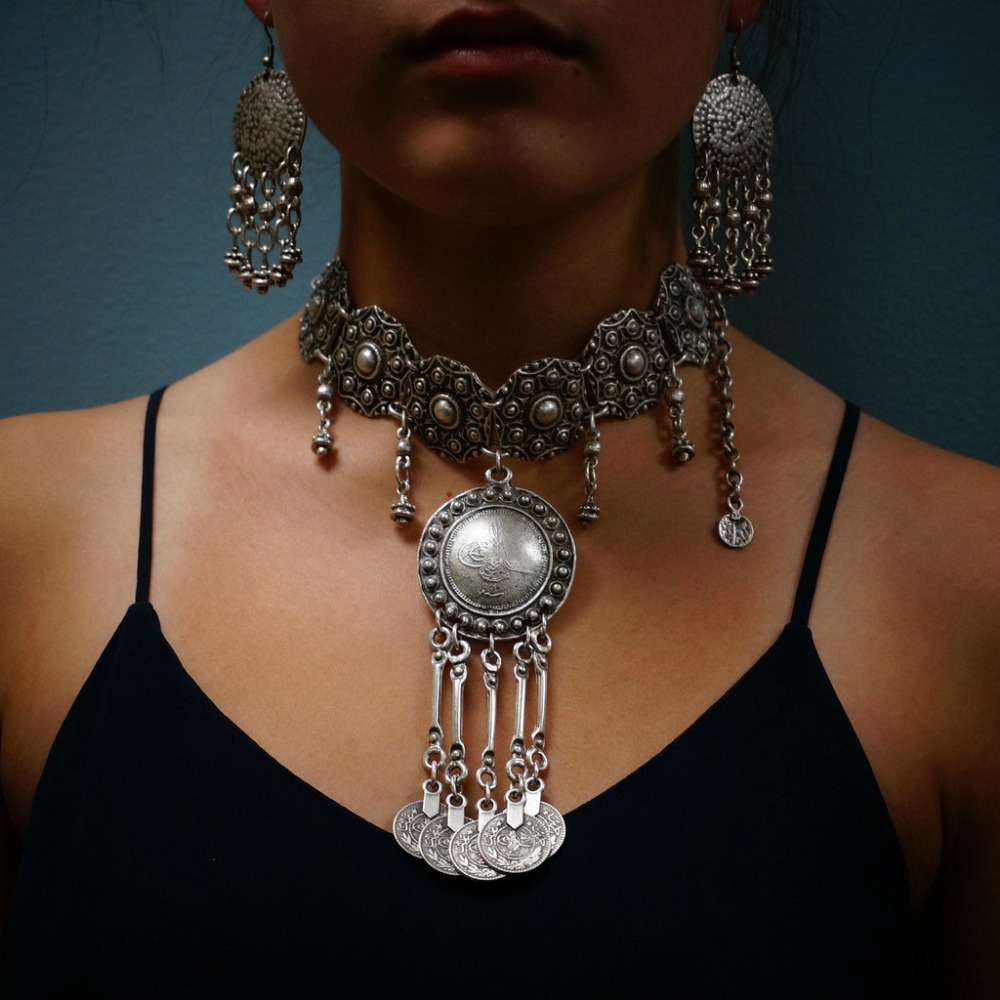 Ethnic Gypsy Vintage Metal Coi - Ethnic Fashion Co In review and price