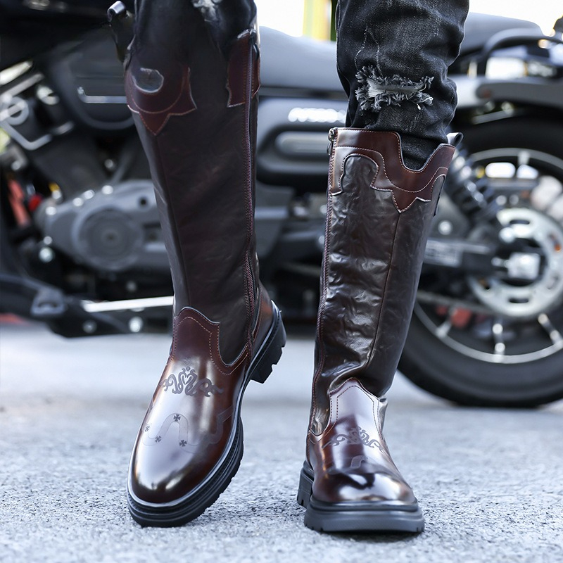 Men's Mid-calf Boots High Qual - Ethnic Fashion In review and price