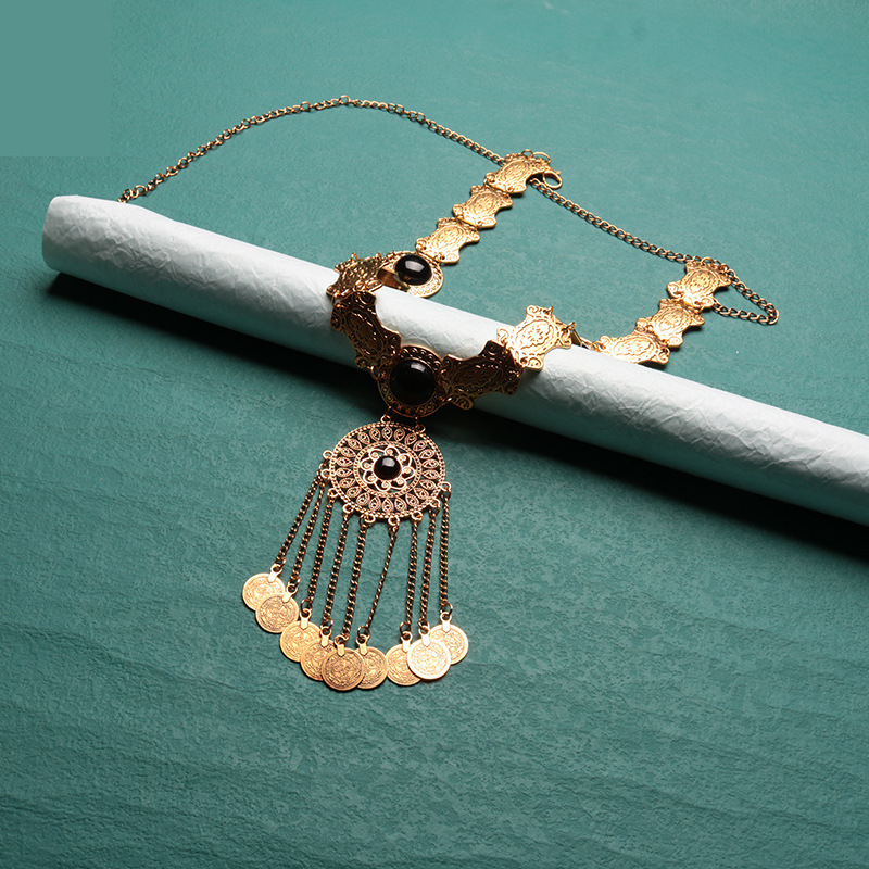 Ethnic style inlaid turquoise  - Ethnic Fashion Co In review and price