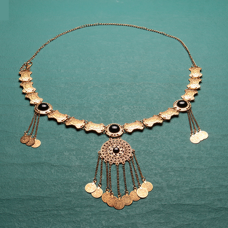 Ethnic style inlaid turquoise  - Ethnic Fashion Co In review and price