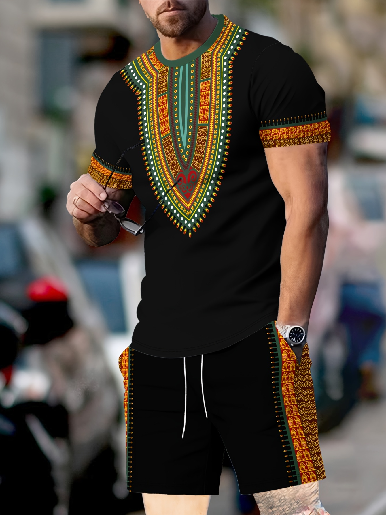 New Men's Suits African Dashik - Dashiki Shirt Men review and price