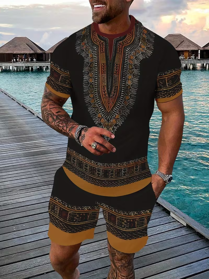 New Men's Suits African Dashik - Dashiki Shirt Men review and price