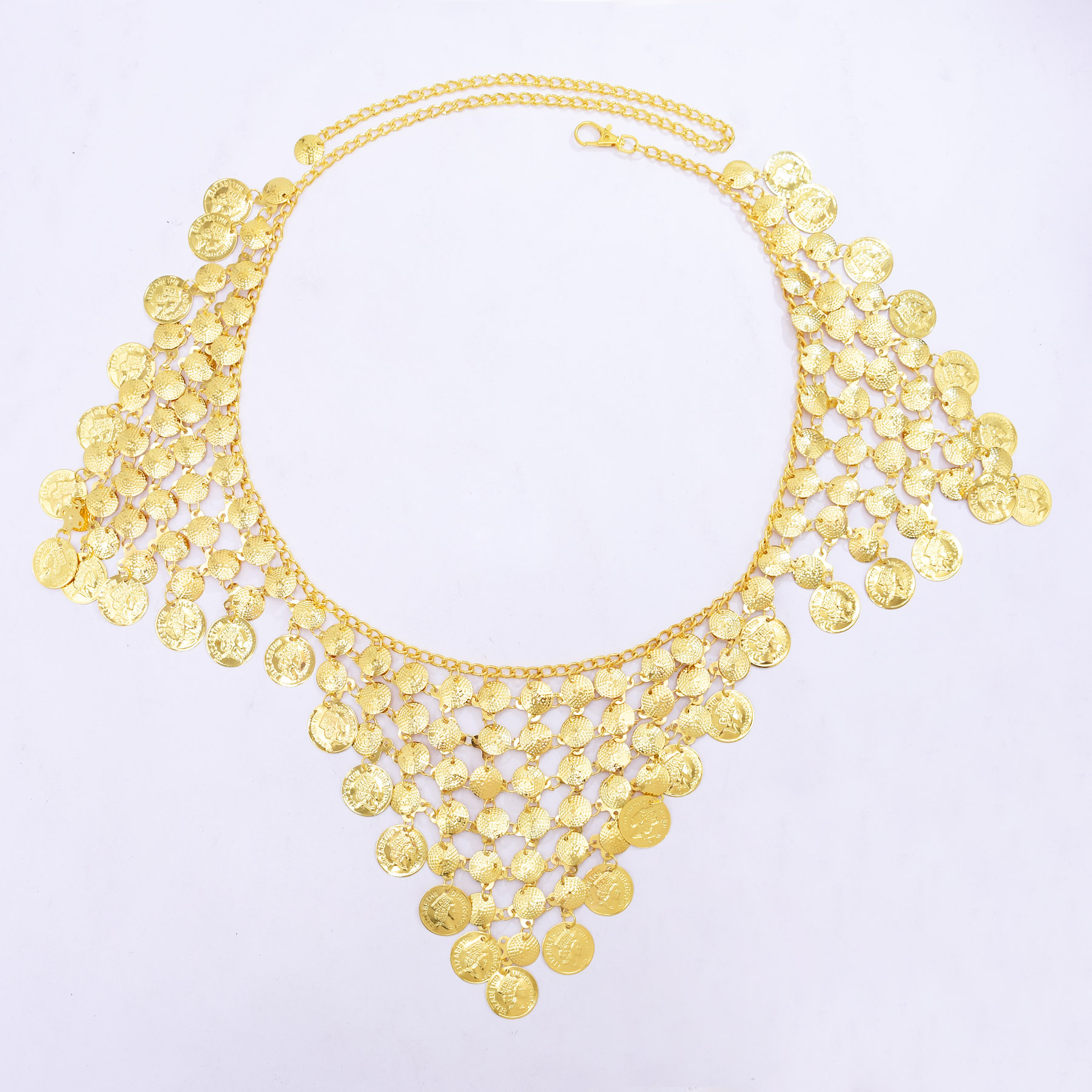 Trendy Luxury Gold Coin Pendan - Ethnic Fashion Co In review and price
