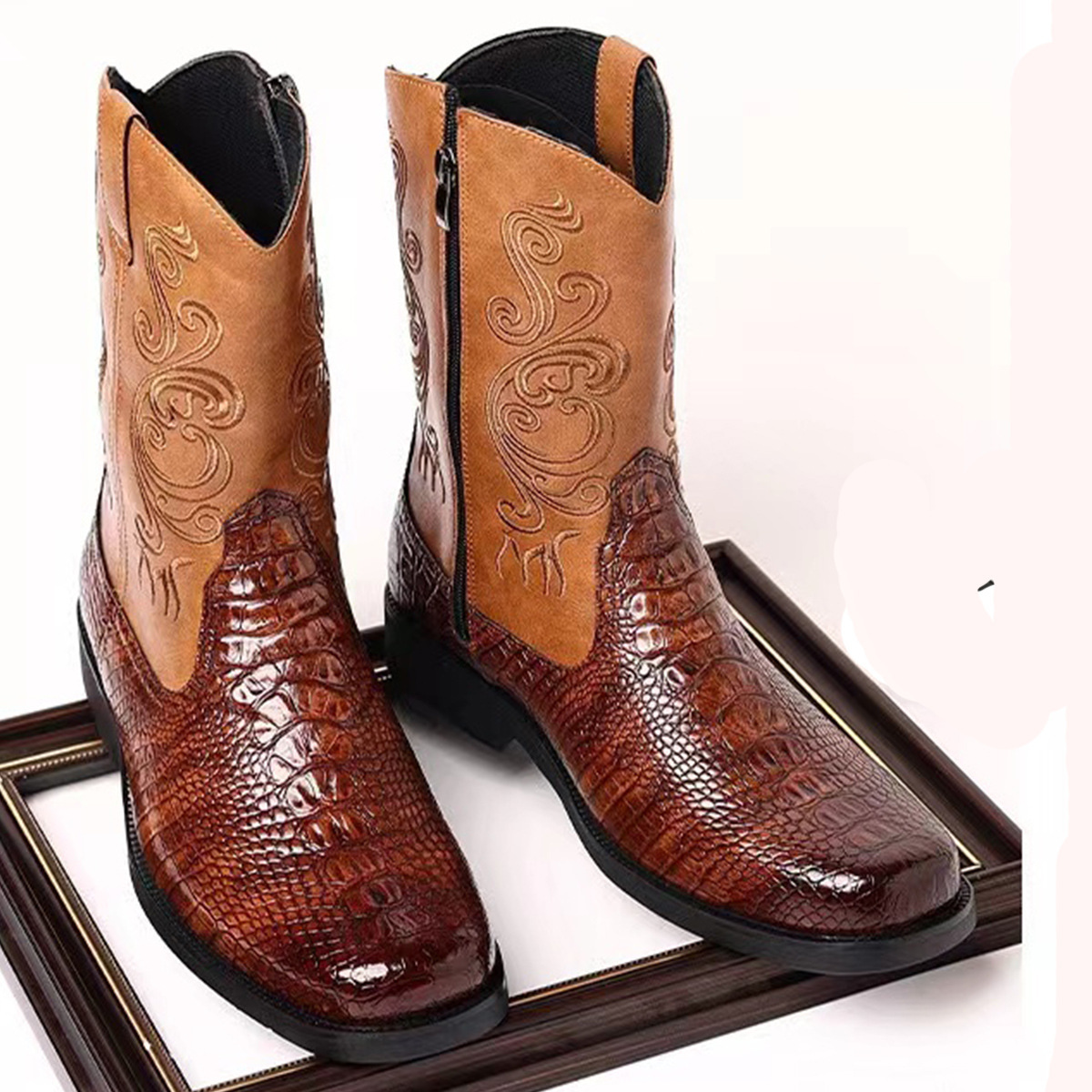 Fashionable Embossed Casual Me - Ethnic Fashion In review and price