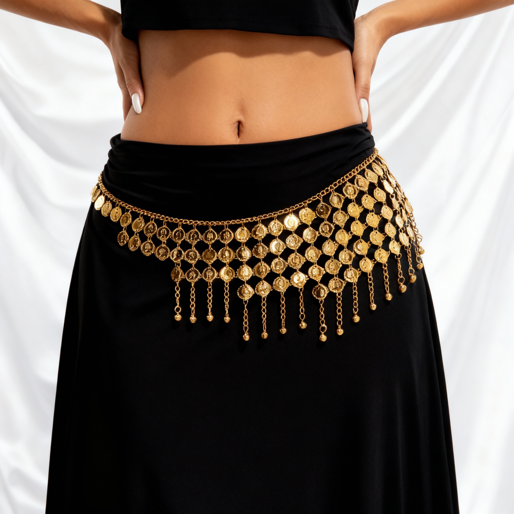 Boho Beauty Portrait Coin Bell - Ethnic Fashion Jewellery review and price
