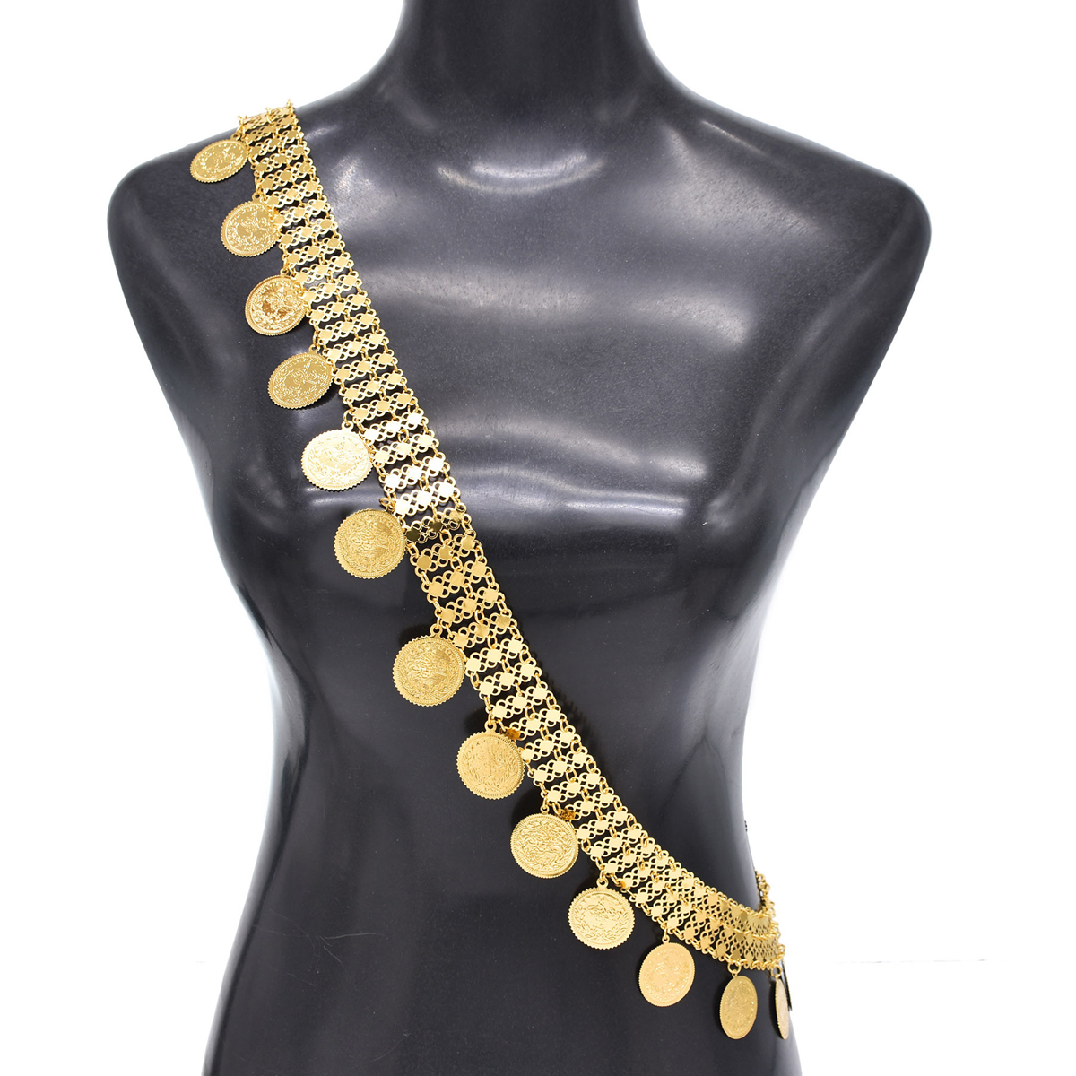Gold Plated Simple Large Coins - Ethnic Fashion Co In review and price