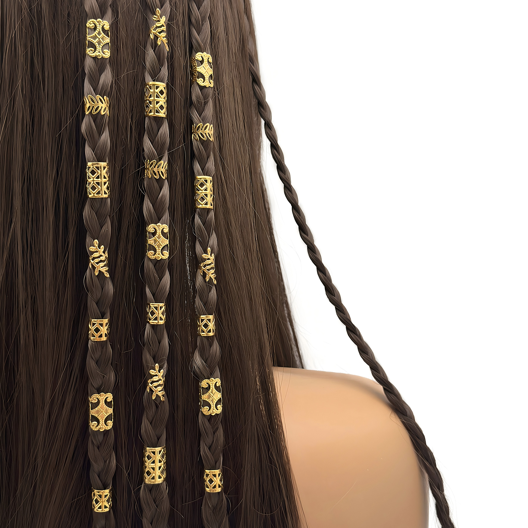 50pcs 5-Shape Hair Rings Set - - Ethnic Fashion Jewellery review and price