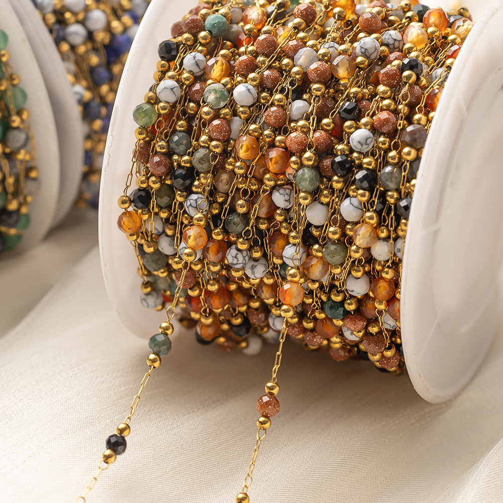 1Meter Elegant Mix Round Stone - Ethnic Fashion Jewellery review and price