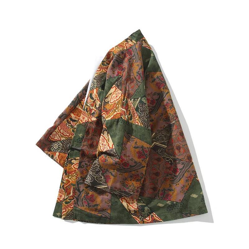 Ethnic Style Print Yukata Men  - Ethnic Fashion In review and price