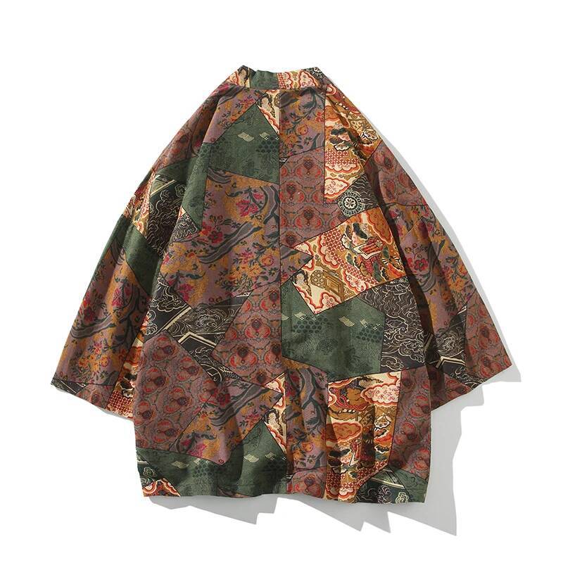 Ethnic Style Print Yukata Men  - Ethnic Fashion In review and price