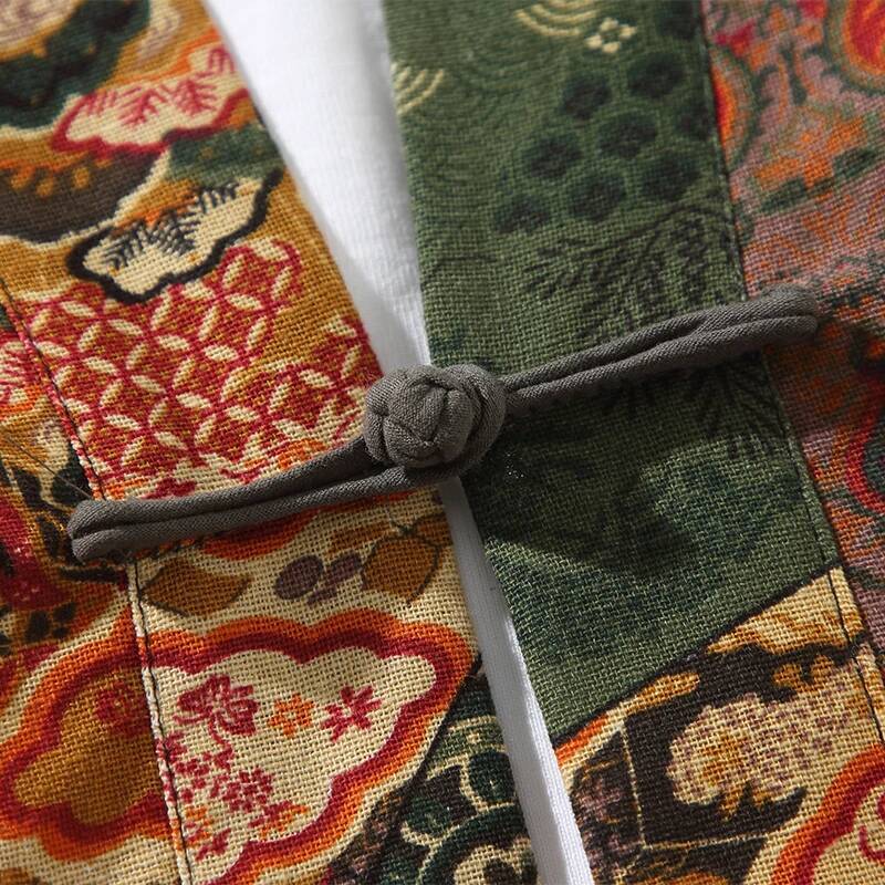 Ethnic Style Print Yukata Men  - Ethnic Fashion In review and price