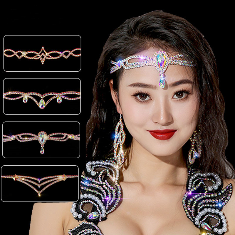 Women Rhinestone Forehead Head - Ethnic Fashion Jewellery review and price